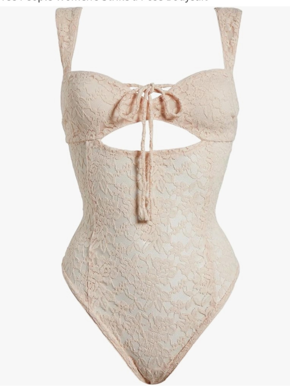 Free people Intimately 💖 Blush Lace Camisole bodysuit